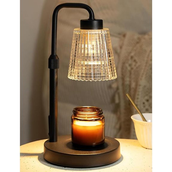 Dimmable Candle Warmer Lamp with Timer and Bulbs
