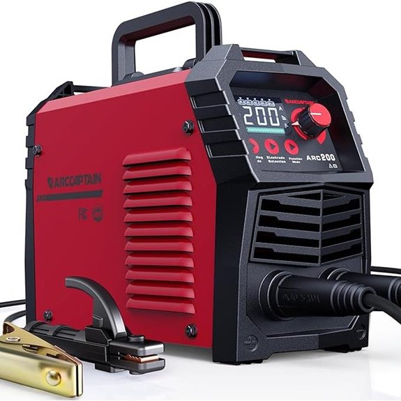 ARCCAPTAIN 200A ARC/TIG Welding Machine with Display