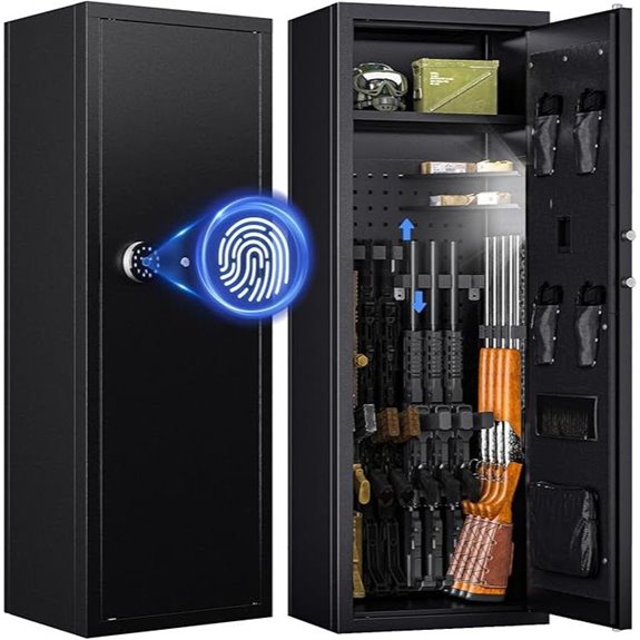 KAER Biometric Gun Safe for Rifles and Pistols