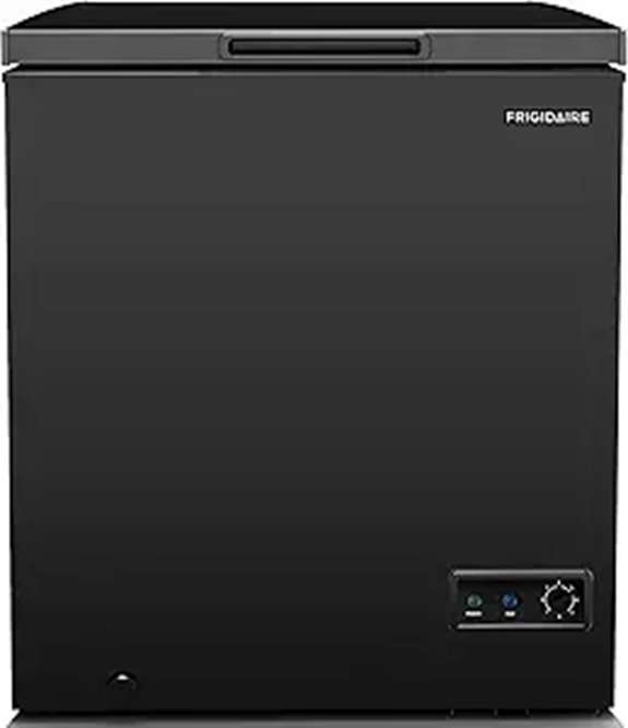FRIGIDAIRE 5.0 Cu. Ft. Deep Freezer Black