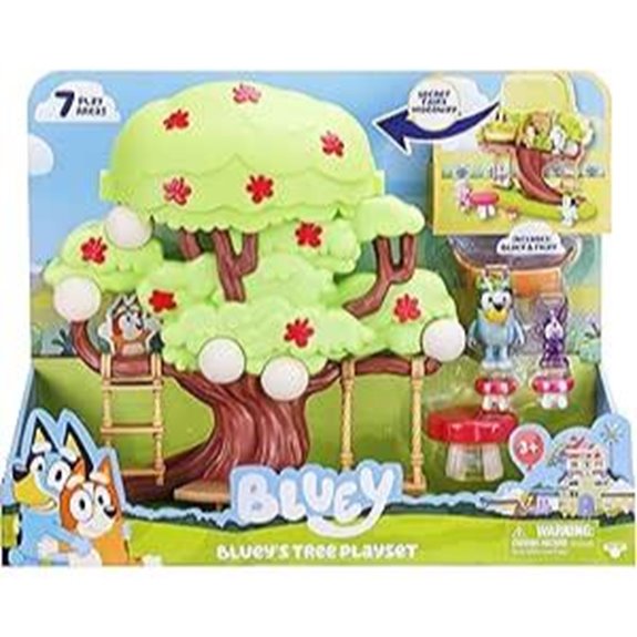 Bluey 2-Sided Treehouse Playset with Accessories