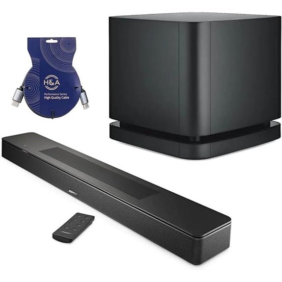 Bose Smart Soundbar & Bose Bass Module 500 Bundle