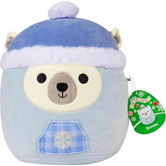Squishmallows Brooke Christmas Polar Bear Plush