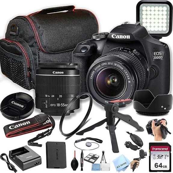 Canon EOS 2000D/Rebel T7 DSLR Camera Kit