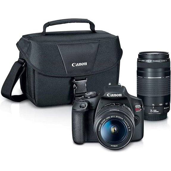 Canon EOS Rebel T7 DSLR Camera Kit with 2 Lenses