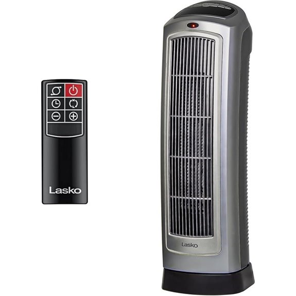 Lasko Oscillating Digital Ceramic Tower Heater 1500W