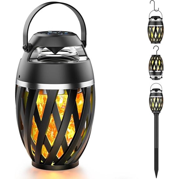 Christmas Outdoor Bluetooth Speaker with LED Torch