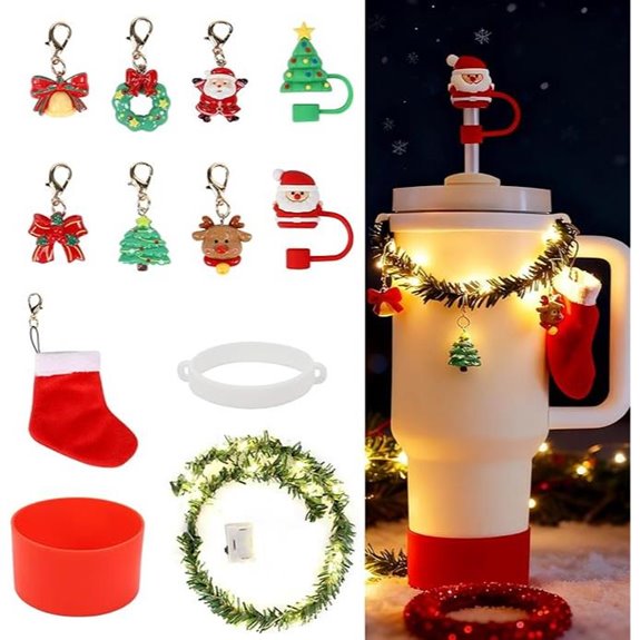 christmas cup accessories set