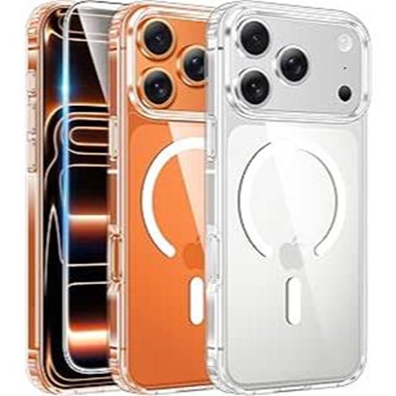 FNTCASE Clear MagSafe iPhone 17 Pro Max Case