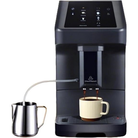 Automatic Coffee Maker with Grinder and Self-Cleaning