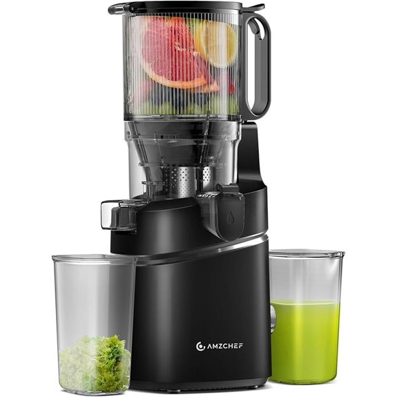 AMZCHEF Cold Press Juicer with Self-Feeding Auger