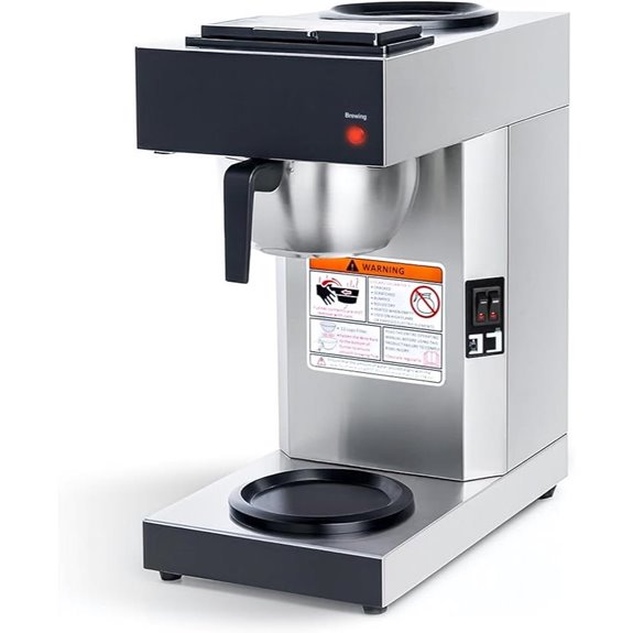 SYBO 12-Cup Commercial Coffee Maker with Warmers
