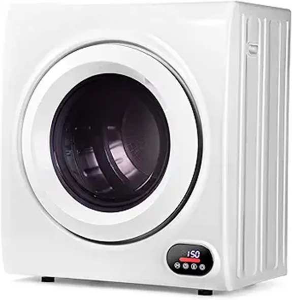 Euhomy Compact Laundry Dryer with LCD Control Panel