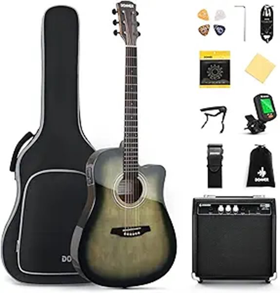 Donner Full Size Acoustic Electric Guitar Kit