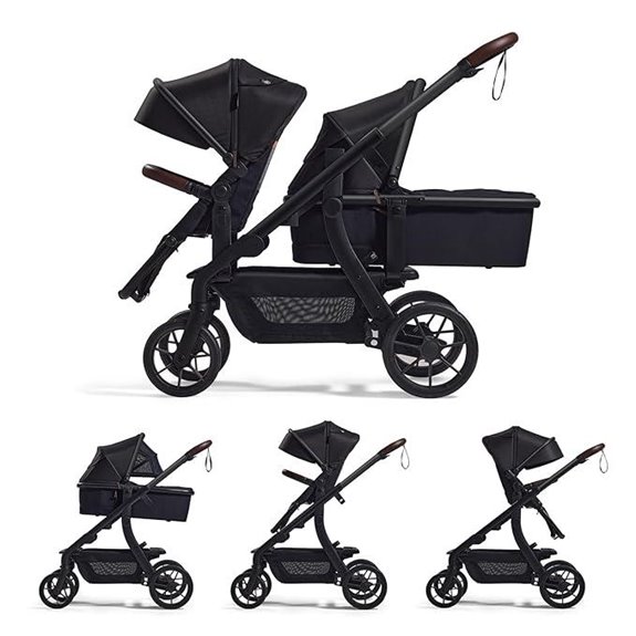 Momcozy ChangeGo Convertible Baby Stroller with Canopy