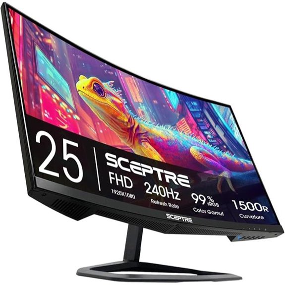 Sceptre 24.5 Curved Gaming Monitor 240Hz 1ms