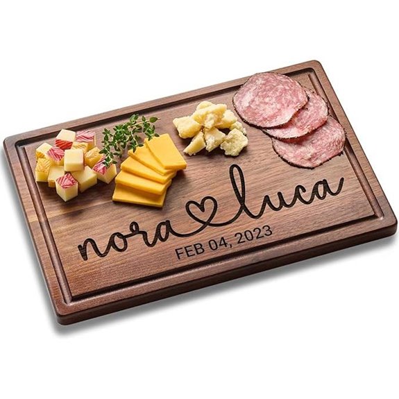 Personalized Wedding and Anniversary Engraved Cutting Board