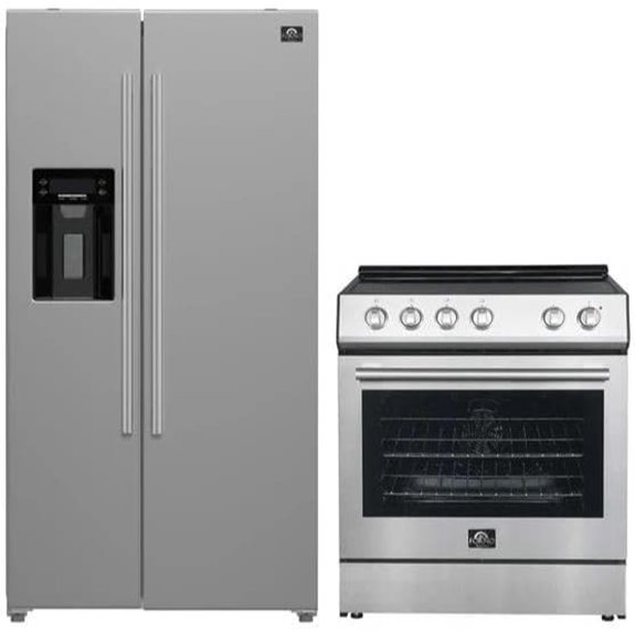 Forno 2-Piece Kitchen Bundle: Range & Refrigerator