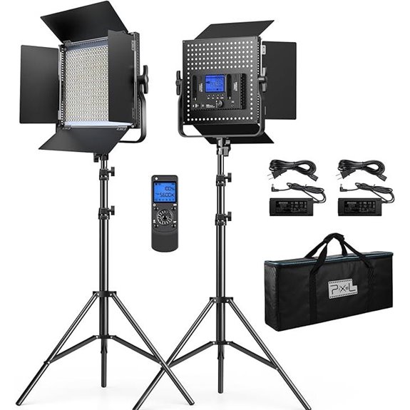 Pixel K80 Bi-Color LED Video Lighting 2-Pack