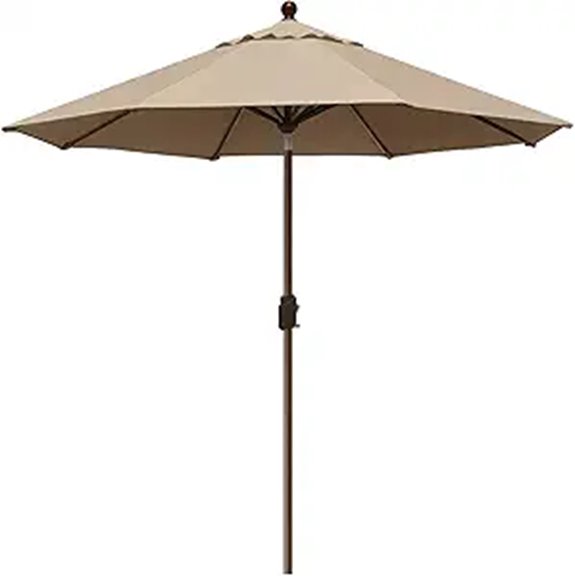 EliteShade 10-Year Non-Fading 9Ft Patio Umbrella