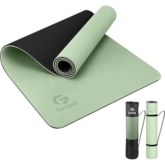 Non Slip Eco Yoga Mat with Carrying Strap