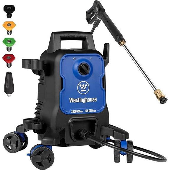 Westinghouse 2300 PSI Electric Pressure Washer with Nozzle Set