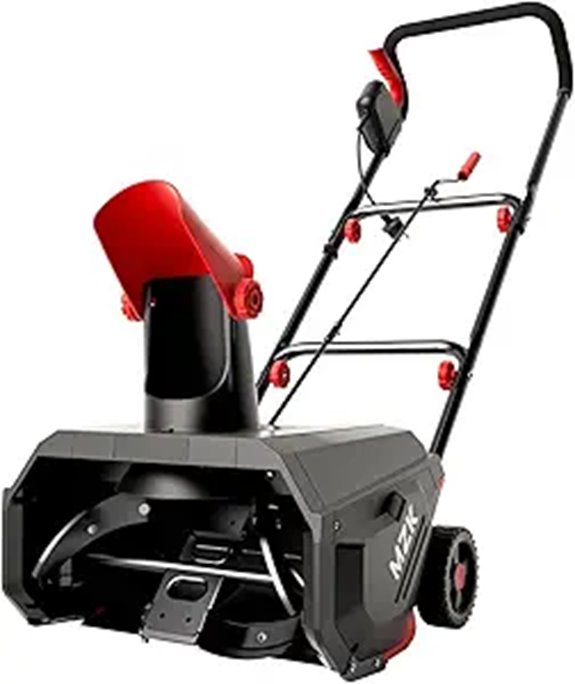MZK 15.5-Inch Electric Snow Blower with Chute