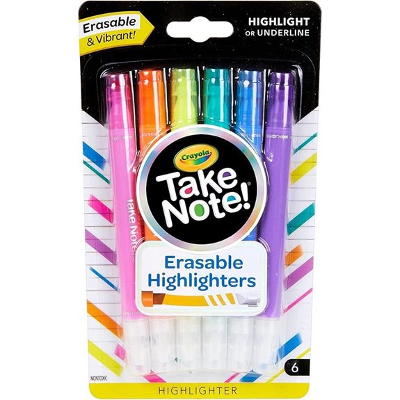 Crayola Erasable Highlighters (6 Pack)