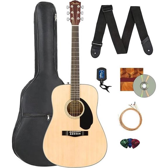 Fender CD-60S Acoustic Guitar Bundle