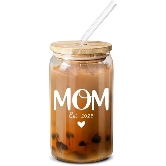 NewMom First Christmas Gift 2025 Coffee Glass