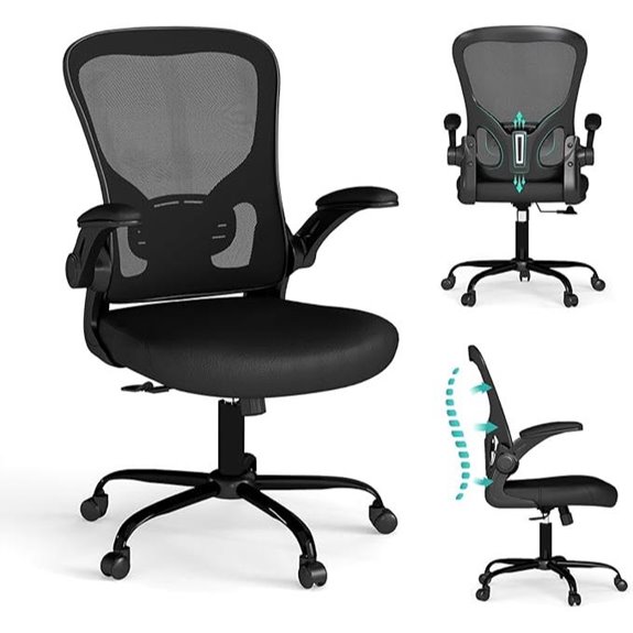 Flysky Ergonomic Mesh Office Chair with Lumbar Support