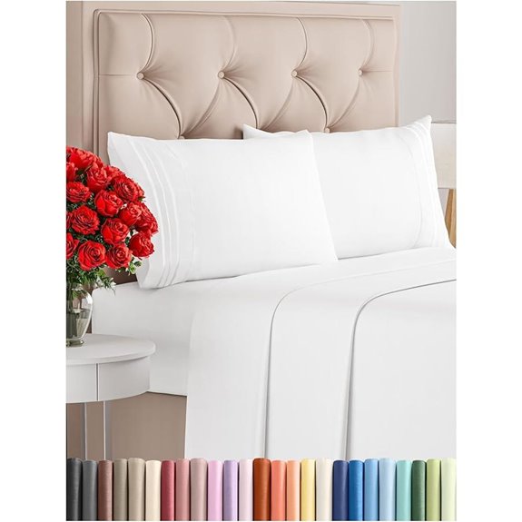 CGK Unlimited 4-Piece Cooling Bed Sheet Set