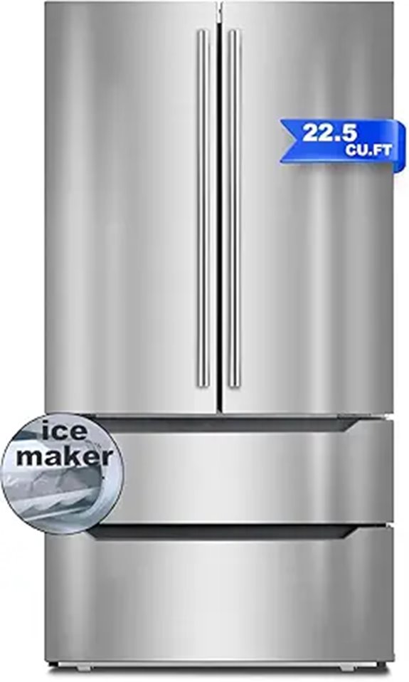 Smad French Door Refrigerator with Ice Maker