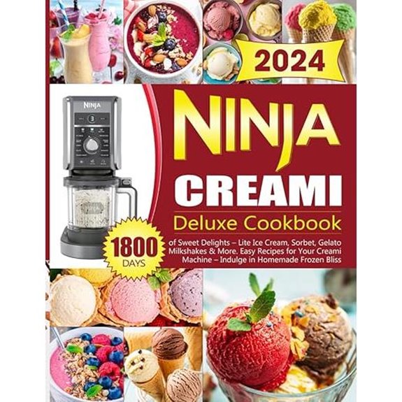 Ninja Creami Deluxe Cookbook: 1800 Days of Frozen Delights