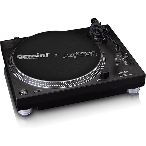 Gemini USB DJ Turntable with Preamp and Pitch Control