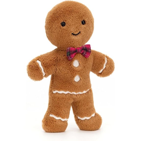 Jellycat Gingerbread Fred Plush Toy 8 Inches