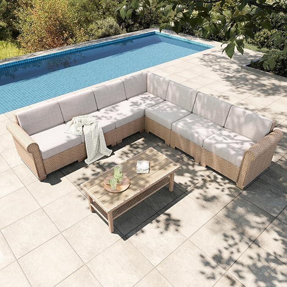 HERA'S HOUSE Outdoor 8-Piece Patio Furniture Set