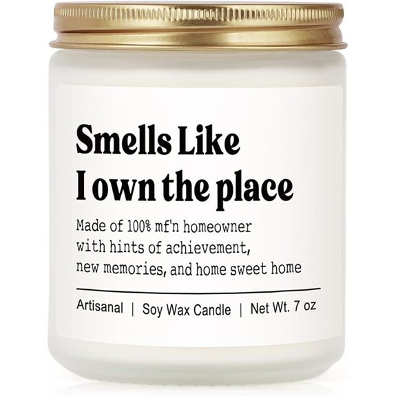 Niyewsor Housewarming Candle Handmade 7oz Gift