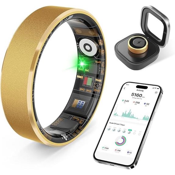 Smart Health Ring with Heart Rate and Sleep Monitoring