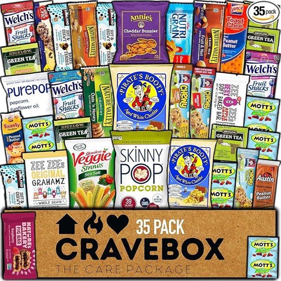 CRAVEBOX Healthy Snack Box (35 Count)