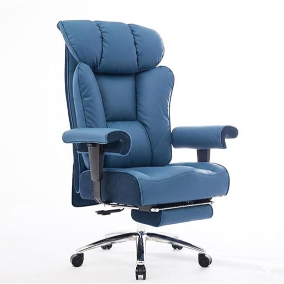 Efomao Heavy Duty Office Chair with Footrest