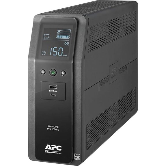 APC Back-UPS Pro 1500VA Surge Protector with LCD