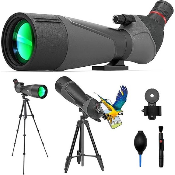 Gosky 20-60x85 Spotting Scope with Tripod and Accessories