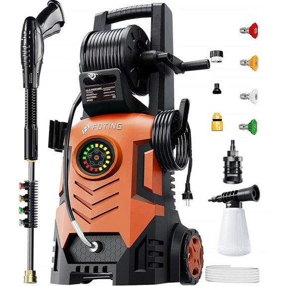 Power Washer 5000PSI with Touch Screen & Foam Cannon