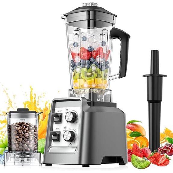 Blender with 68Oz. Jar Grinder Self-Cleaning 28000 RPM