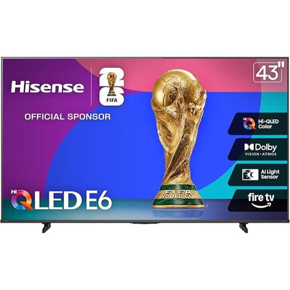 Hisense 43 E6 QLED 4K Smart Fire TV