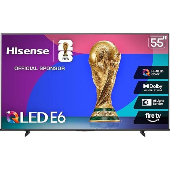Hisense 55 E6 QLED 4K Smart Fire TV