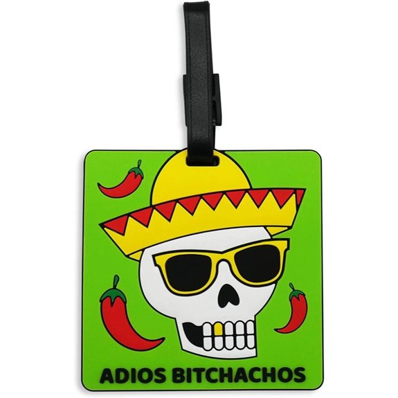 Funny Travel Luggage Tag with Sarcastic Saying