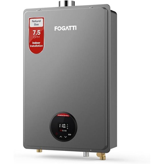 FOGATTI Tankless Gas Water Heater 7.5 GPM Indoor