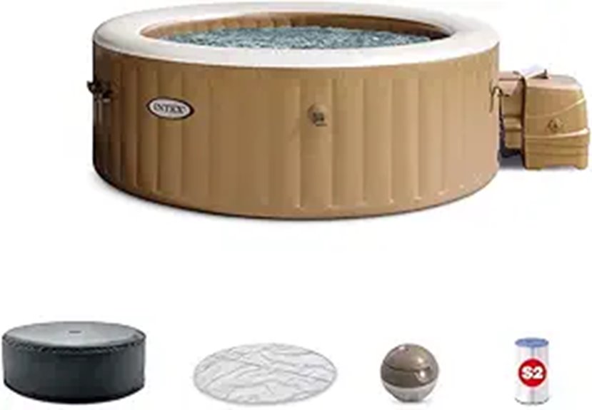INTEX PureSpa Bubble Massage Spa Set for 4 People